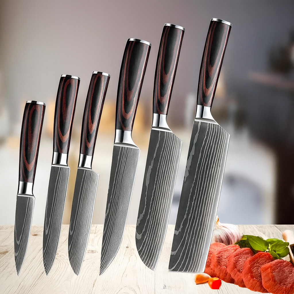 Couteau de chef Kurogane™ - 6 couteaux
