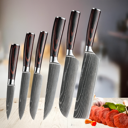 Couteau de chef Kurogane™ - 6 couteaux