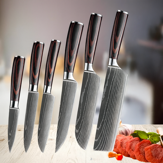 Couteau de chef Kurogane™ - 6 couteaux